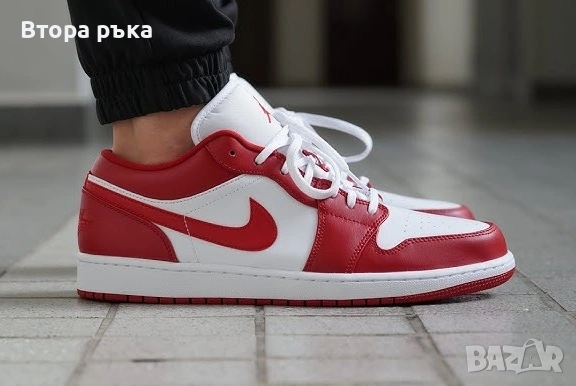 Nike air jordan low GYM red оригинален , снимка 4 - Маратонки - 54230112