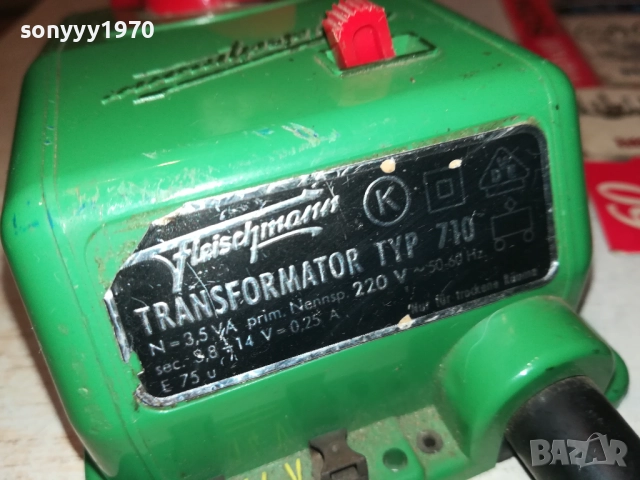 FLEISCHMANN TRAFO TYP 710-ВНОС SWISS 1309251841, снимка 18 - Друга електроника - 51703420