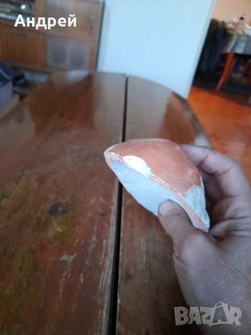 Стар гипсов сувенир глава на Старец, снимка 6 - Други ценни предмети - 53433175