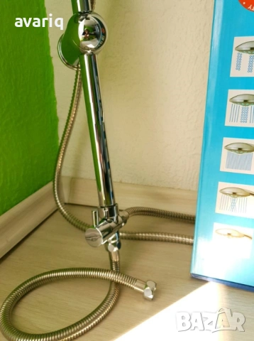 Намален от 99 лв Душ тръбна система БЕЗ СМЕСИТЕЛ. Душ пита и слушалка, снимка 2 - Душове - 53507786