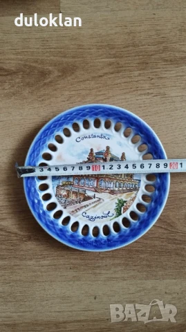 	Красива порцеланова чиния от Румъния., снимка 2 - Други ценни предмети - 50614308
