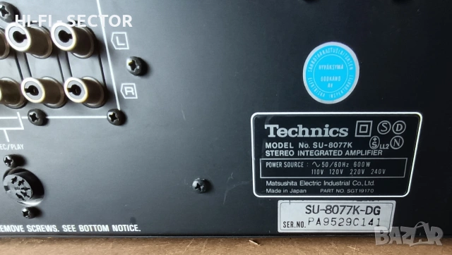 Technics усилвател и тунер , снимка 7 - Ресийвъри, усилватели, смесителни пултове - 53725757