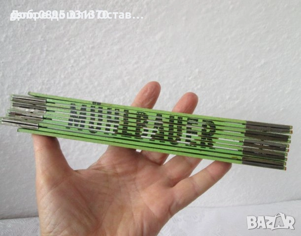  стар катинар с ключ, сгъваем метър, метри, снимка 15 - Други ценни предмети - 28955737