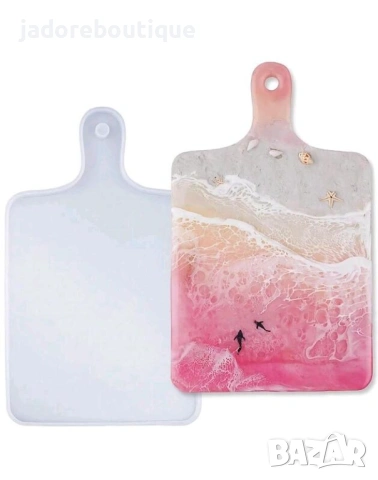 Силиконов молд за епоксидна смола Голяма дъска за рязане - 3 вида, снимка 3 - Форми - 28718289