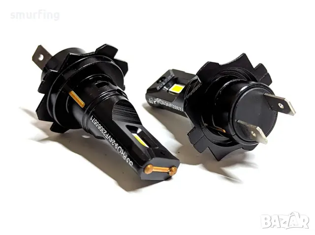 Диодни крушки H7 с вграден вентилатор LED - T281, снимка 2 - Аксесоари и консумативи - 50160620