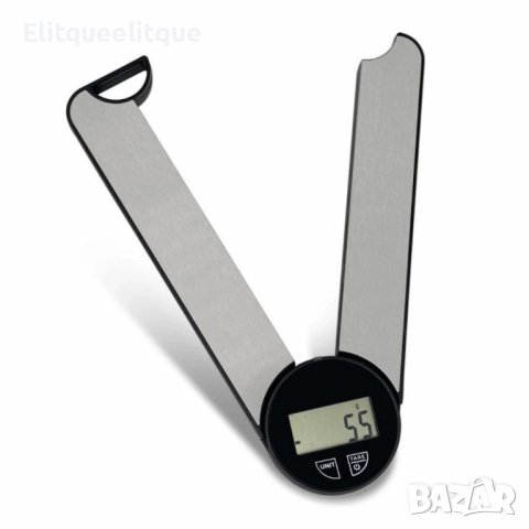 Кухненска везна сгъваема Rosberg, 5 кг., батерия CR2032 LCD екран, S/s, снимка 3 - Други стоки за дома - 52173513