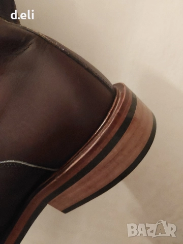 GF FERRE Original Size 43 100% Кожа Страхотни ботуши Унисекс!, снимка 3 - Мъжки ботуши - 47534170