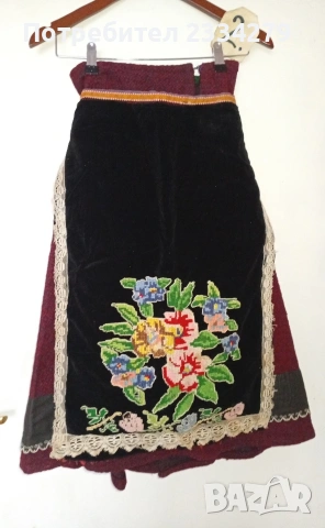 Стари носии от ТРОНСКИЯТ край. Пищимали и бръчник с престилки. , снимка 13 - Антикварни и старинни предмети - 51000435