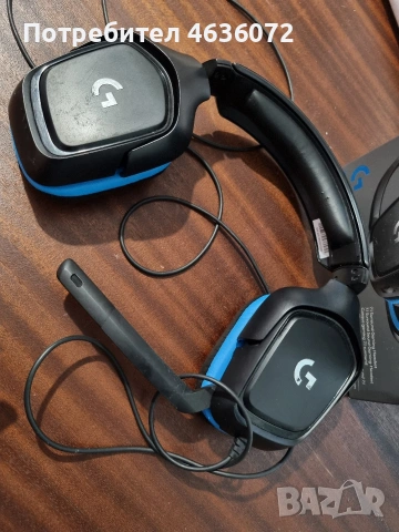 Logitech G432 , снимка 4 - Слушалки за компютър - 53294914