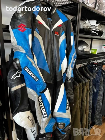 Кожен мото екип BUSE-SUZUKI GSXR Edition ,размер 52-M/Lголяма гърбица 545.68 лв. / 279 €, снимка 2 - Аксесоари и консумативи - 54104763