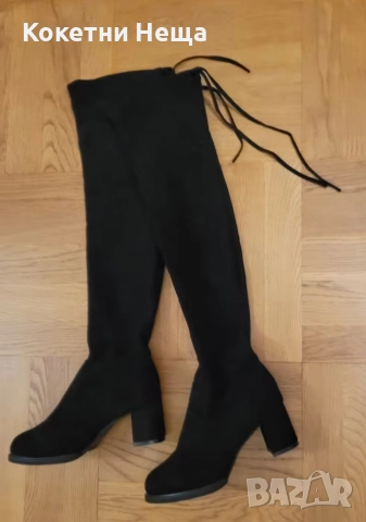 НОВИ Чизми 37 номер , снимка 4 - Дамски ботуши - 52900591