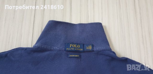 POLO Ralph Lauren Pique Cotton Custom Slim Fit Mens Size L ОРИГИНАЛ! Мъжка Тениска!, снимка 13 - Тениски - 45456036