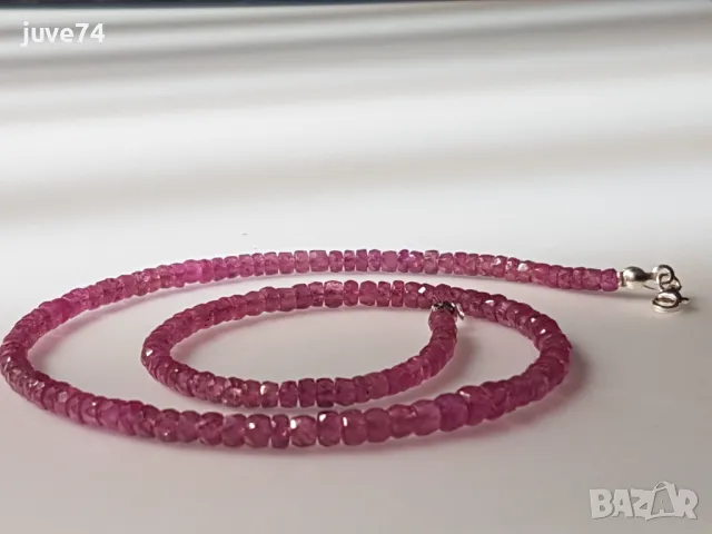 КОЛИЕ ОТ ЕСТЕСТВЕНИ РУБИНИ (ЦАР), снимка 1