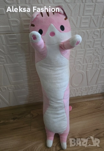 Плюшено дълго коте за гушкане мачкане и игра, снимка 7 - Плюшени играчки - 52158242