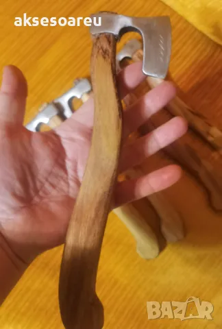  Много красива сувенирна малка брадва за подарък на близък човек за декорация на дома и двора секира, снимка 5 - Декорация за дома - 50421528