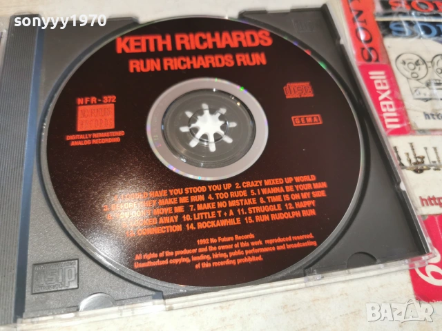 KEITH RICHARDS CD-ВНОС GERMANY 0603261700H2E6R, снимка 2 - CD дискове - 53737082