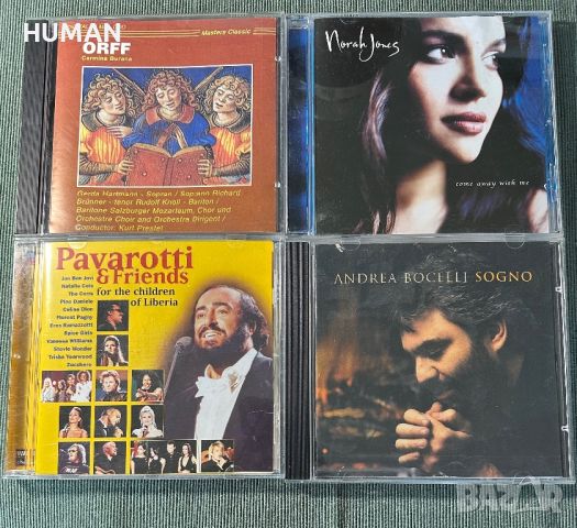 Carl Off,Norah Jones,Pavarotti,Bocelli, снимка 1 - CD дискове - 45993886