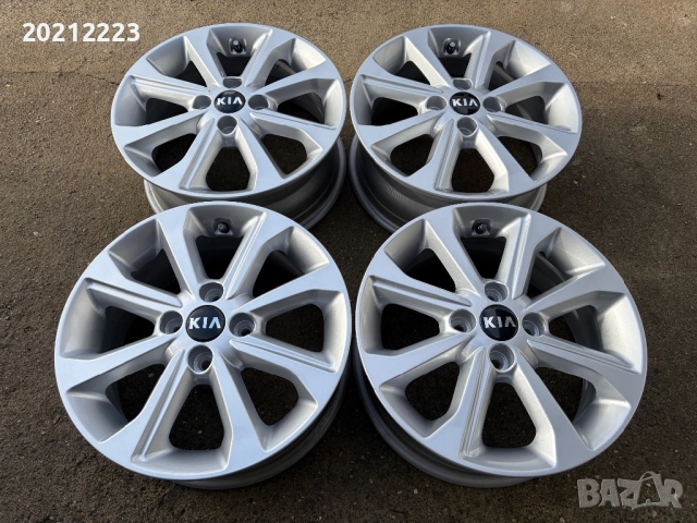 4 броя алуминиеви джанти за Kia Rio IV, 15, снимка 2 - Гуми и джанти - 52773463