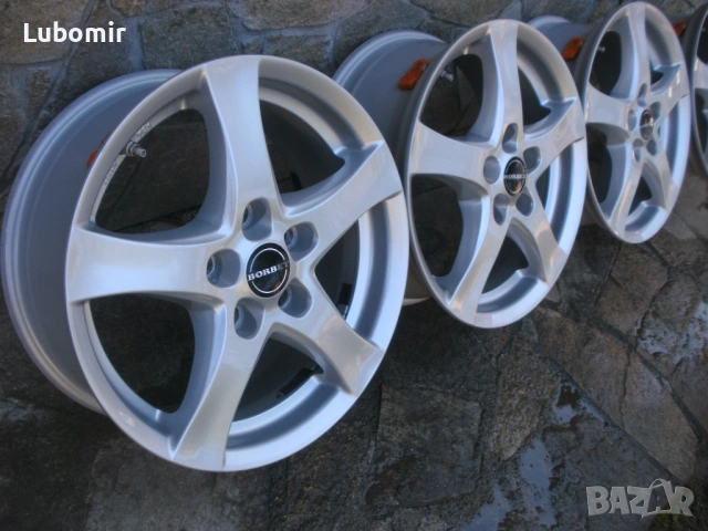16 цола 5 х 114,3 мм 4 бр лети джанти - Borbet - Made in Germany !, снимка 2 - Гуми и джанти - 53739891