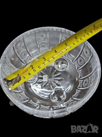 Стилна стъклена купичка с капаче за ядки, бонбони и др., снимка 8 - Други - 46433572