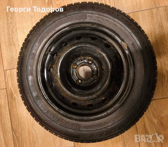 Гума с Джанта пежо ситроен Мишелин 185 60 15 лятна, нова , стар дот, снимка 2 - Гуми и джанти - 54184750