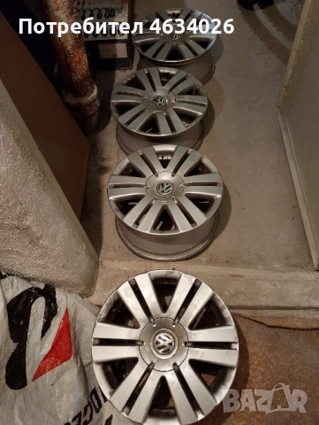 16 алуминиеви джанти от VW passat B6 ОРИГИНАЛНИ на 2 сезона
