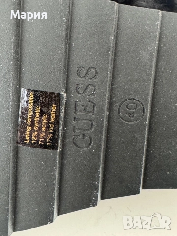 Дамски ботуши/зимни боти марка „GUESS“/40 с вътрешен ток 5см. , снимка 9 - Дамски ботуши - 52402217