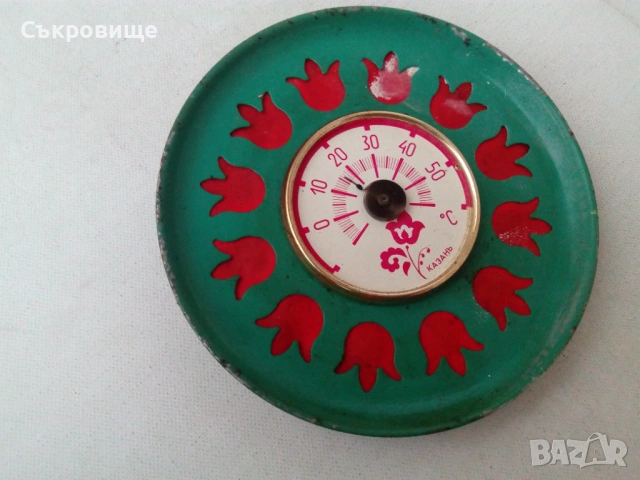 Биметален термометър за стена сувенир Татарстан Волжска България, снимка 3 - Антикварни и старинни предмети - 53480155