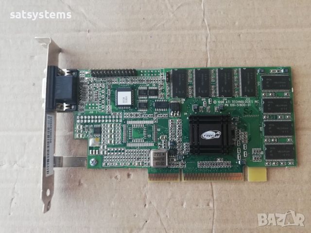 Видео карта ATi Rage128 Pro 16MB SDR 128bit AGP, снимка 1 - Видеокарти - 45641578