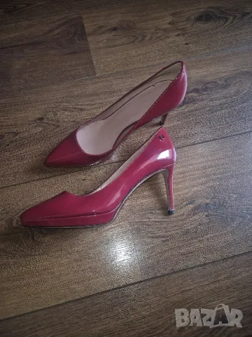 Gucci N36 1/2 обувки с ток ест.кожа , снимка 3 - Дамски обувки на ток - 50408471