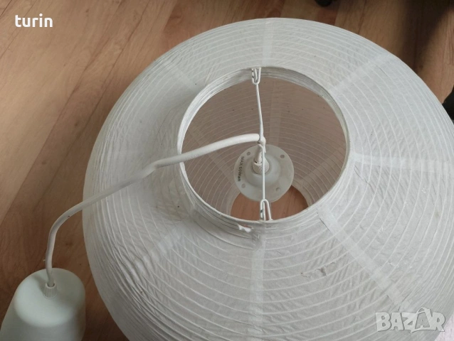 Сгъваем хартиен абажур от икеа