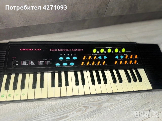 Електронен синтезатор Miles CANTO-3738 , снимка 2 - Друга електроника - 53386912