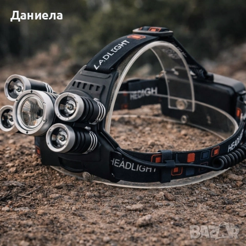 Мощен Led челник 5 в 1 с регулируем ъгъл, снимка 2 - Други стоки за дома - 53783351