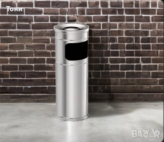 Пепелник колона Vinoks 763400, 22см./26см/28см., инокс, снимка 3 - Други - 52716432