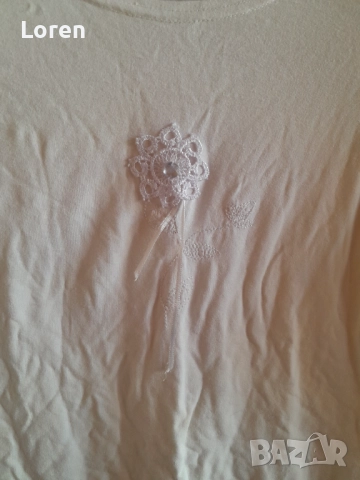 Подарявам!Детска бяла блузка , снимка 7 - Детски Блузи и туники - 51543579