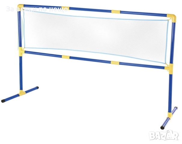 4 в 1 Детски спортен комплект с мрежа – бадминтон, тенис, фризби и Catch Ball, снимка 3 - Други - 51491270