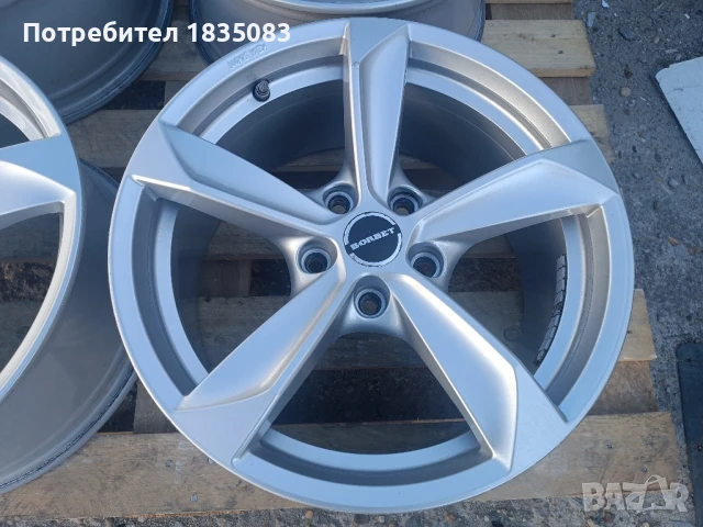 Лети джанти 17ки 5х115 Borbet, снимка 6 - Гуми и джанти - 51127903