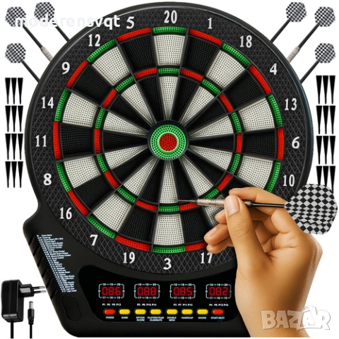 Eлектронни дартс с LED дисплей и звук