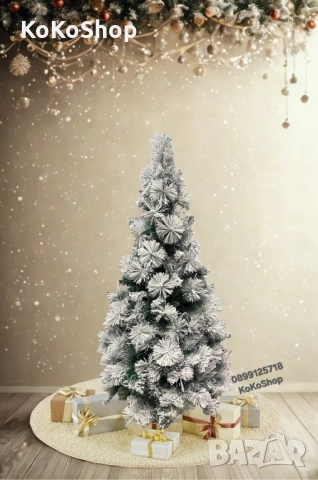 Елха/луксозна заснежена елха/луксозна елха/Коледна елха