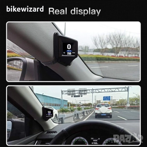 KAOLALI Head Up дисплей за кола OBD2, цифров GPS скоростомер за кола , снимка 4 - Аксесоари и консумативи - 52581061
