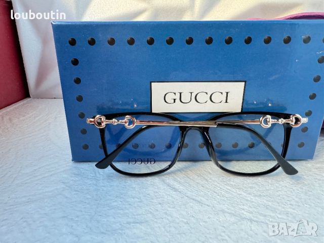 Gucci диоптрични рамки.прозрачни слънчеви,очила за компютър, снимка 9 - Слънчеви и диоптрични очила - 45186429
