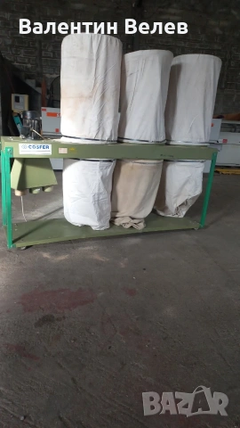 аспирация прахоуловител с три чувала мотор 3 kw.-ITALY, снимка 7 - Други машини и части - 53284688