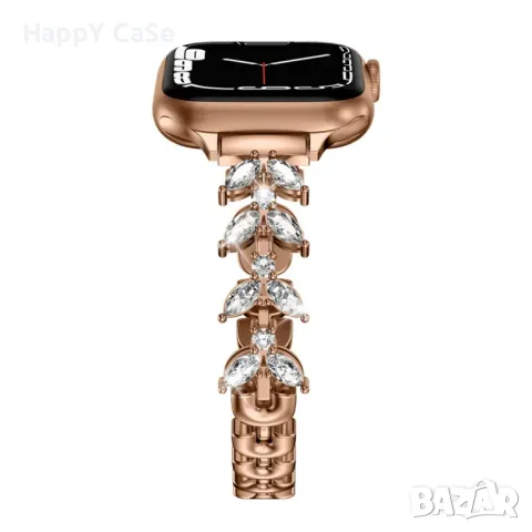 DIAMOND FLOWER Каишка верижка за Huawei Watch/Samsung/Apple iWatch/Xiaomi/Garmin/Amazfit, снимка 2 - Каишки за часовници - 49236504