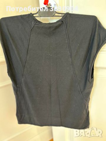 Блуза без ръкав MaxMara, черна, размер L, снимка 11 - Тениски - 45272420