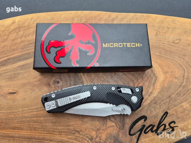 Сгъваем нож MICROTECH Amphibian 137RL,Ram Lock,светло острие, снимка 11 - Ножове - 53960826
