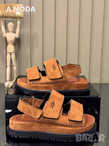 Дамски велурени сандали UGG, снимка 1 - Сандали - 46276236