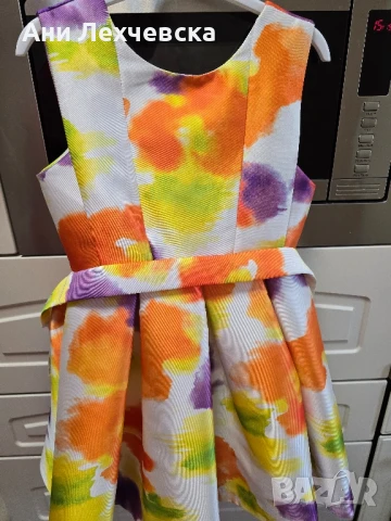 Детска разкроена рокля Abel and Lula за момиче с принт , снимка 4 - Детски рокли и поли - 50963362