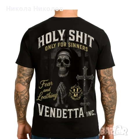 Оригинални тениски Vendetta, снимка 4 - Тениски - 51470833