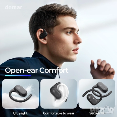 Havit OWS915 слушалки с отворени уши, безжични Bluetooth, IPX5, дълбок бас, 64 часа, снимка 2 - Безжични слушалки - 51933975