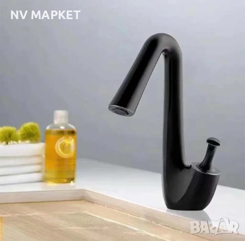 Изискан смесител за баня в черен мат, снимка 4 - Други стоки за дома - 53837210